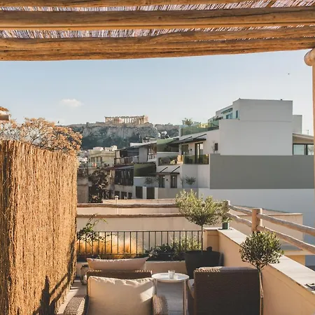 Living Stone Azurite: Luxury Acropolis-View Apartment with Jacuzzi Athens Exterior photo