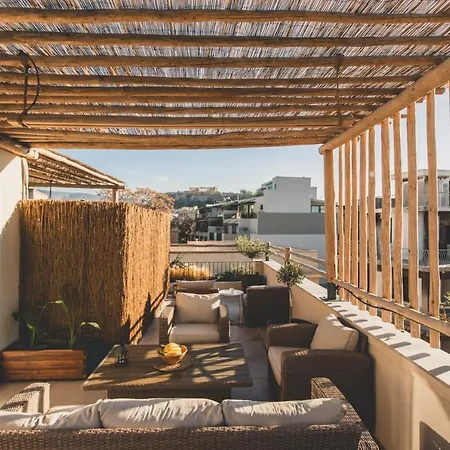 Living Stone Azurite: Luxury Acropolis-View Apartment with Jacuzzi Athens Exterior photo